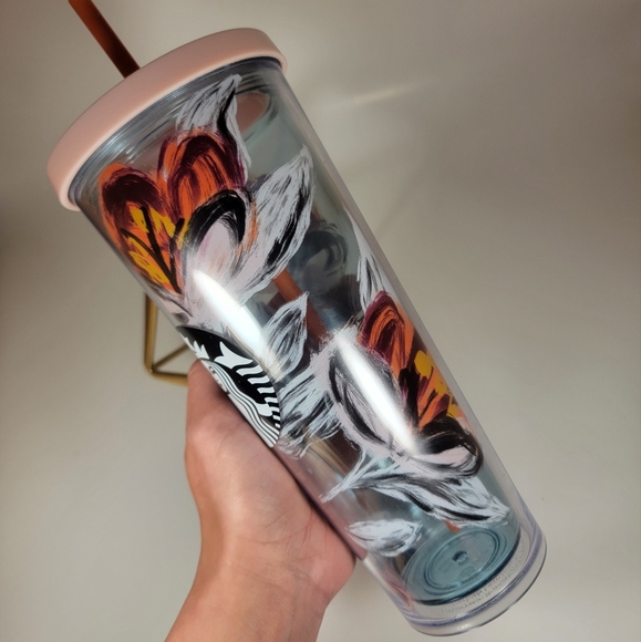 🆕️Starbucks, Rare, Peony Floral Tumbler - Picture 12 of 16